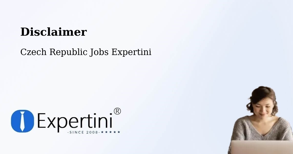 Disclaimer – Radonice - Czech Republic Jobs Expertini